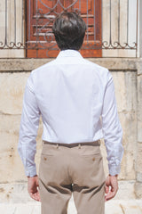 Dobby Shirt White Rhombs