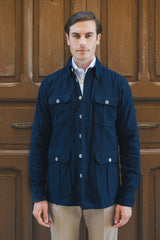 Safari Flannell Overshirt Blue