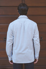Safari Flannel Overshirt Grey Melange