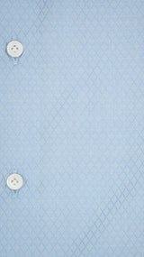 Dobby Shirt Azure Rhombs