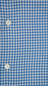 Easy Iron Check Twill Shirt Blue