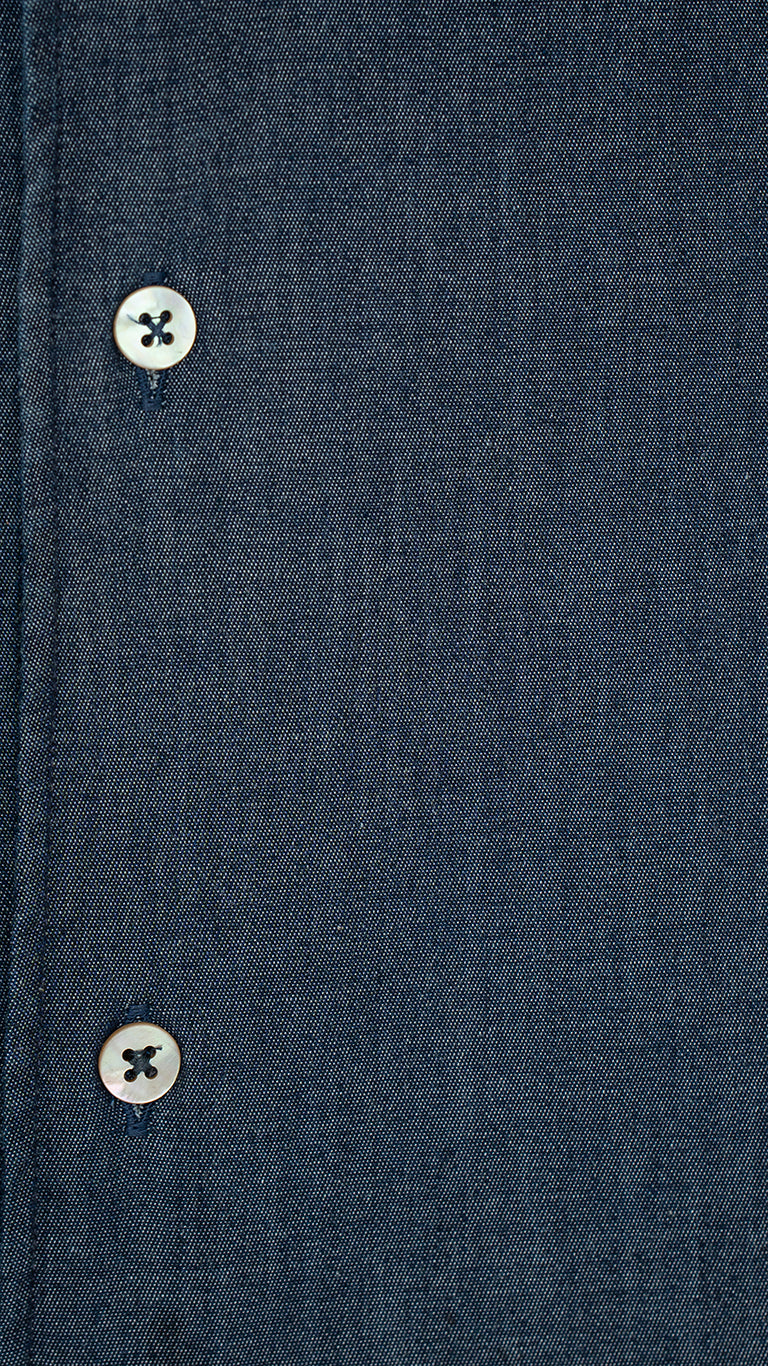 Dark Blue Denim Shirt