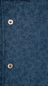 Damask Blue Denim Shirt