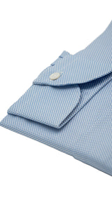 Camicia tinta unita Royalone Azzurro