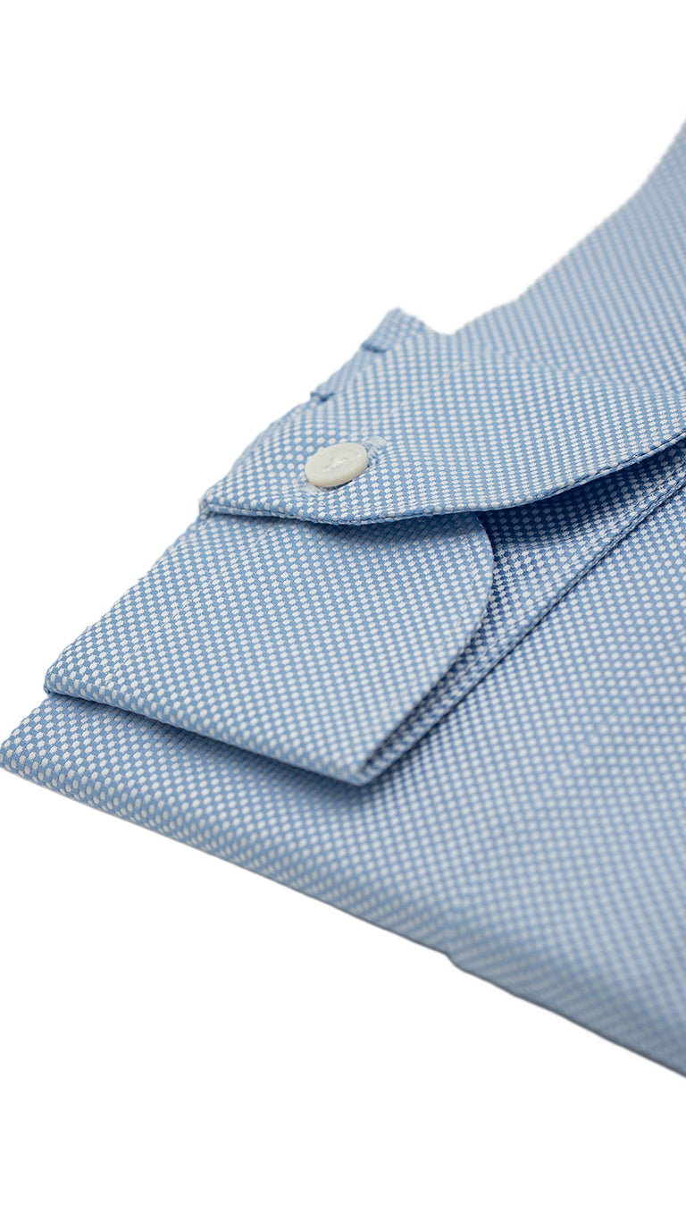 Camicia tinta unita Royalone Azzurro