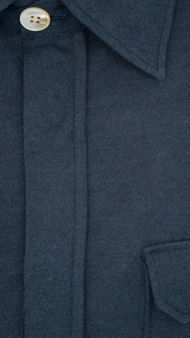Safari Flannell Overshirt Blue