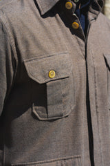 Safari Flannel Overshirt Brown