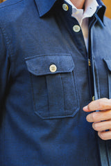 Safari Flannell Overshirt Blue
