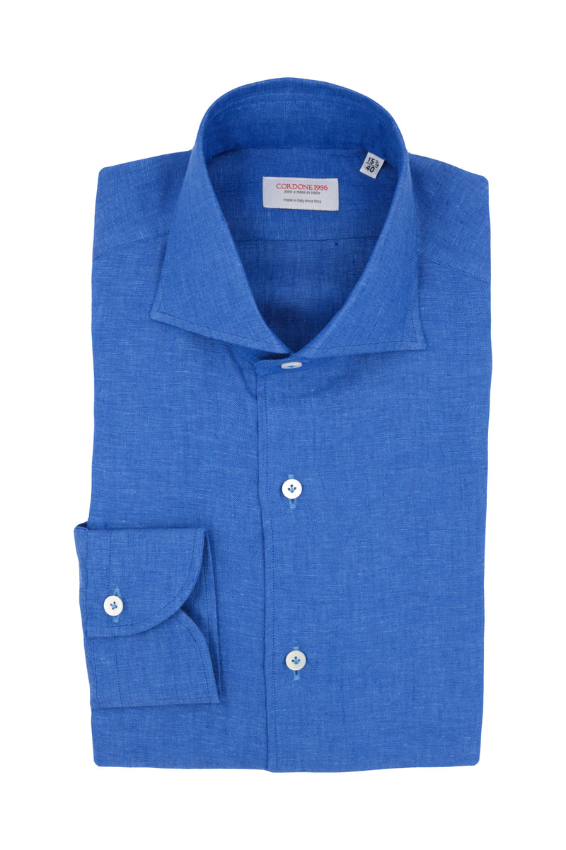 Azure Linen Shirt