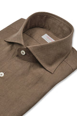 Brown Linen Shirt