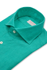 Water Green Linen Shirt