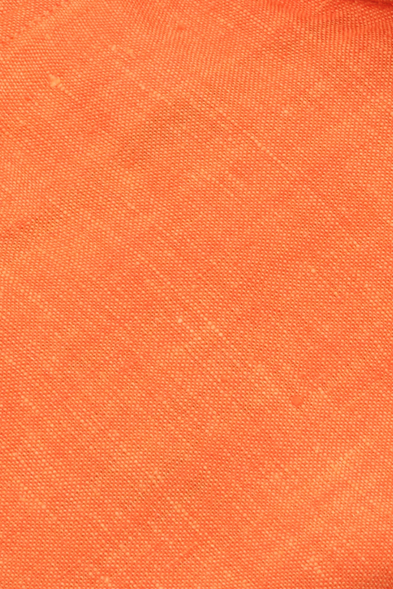 Orange Linen Shirt