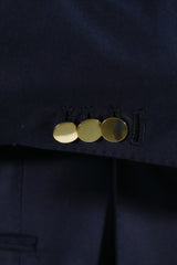 Tailored Double Breasted Lined Suit - Italian Cotton - Handmade in Italy