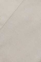 White Cotton Silk Polo Shirt Handmade