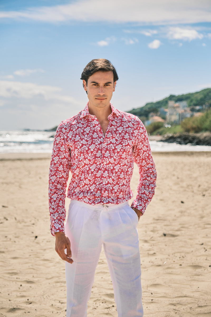 Camicia Fantasia Lino 