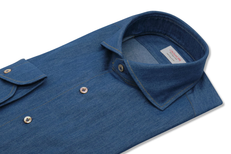 Denim Shirt Ready  - Italian Cotton - Handmade in Italy- VIP