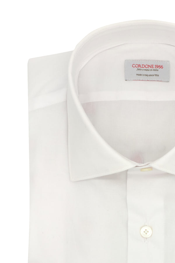 White Stretch Pop Shirt Ready - Italian Cotton - Handmade in Italy - B2B IT