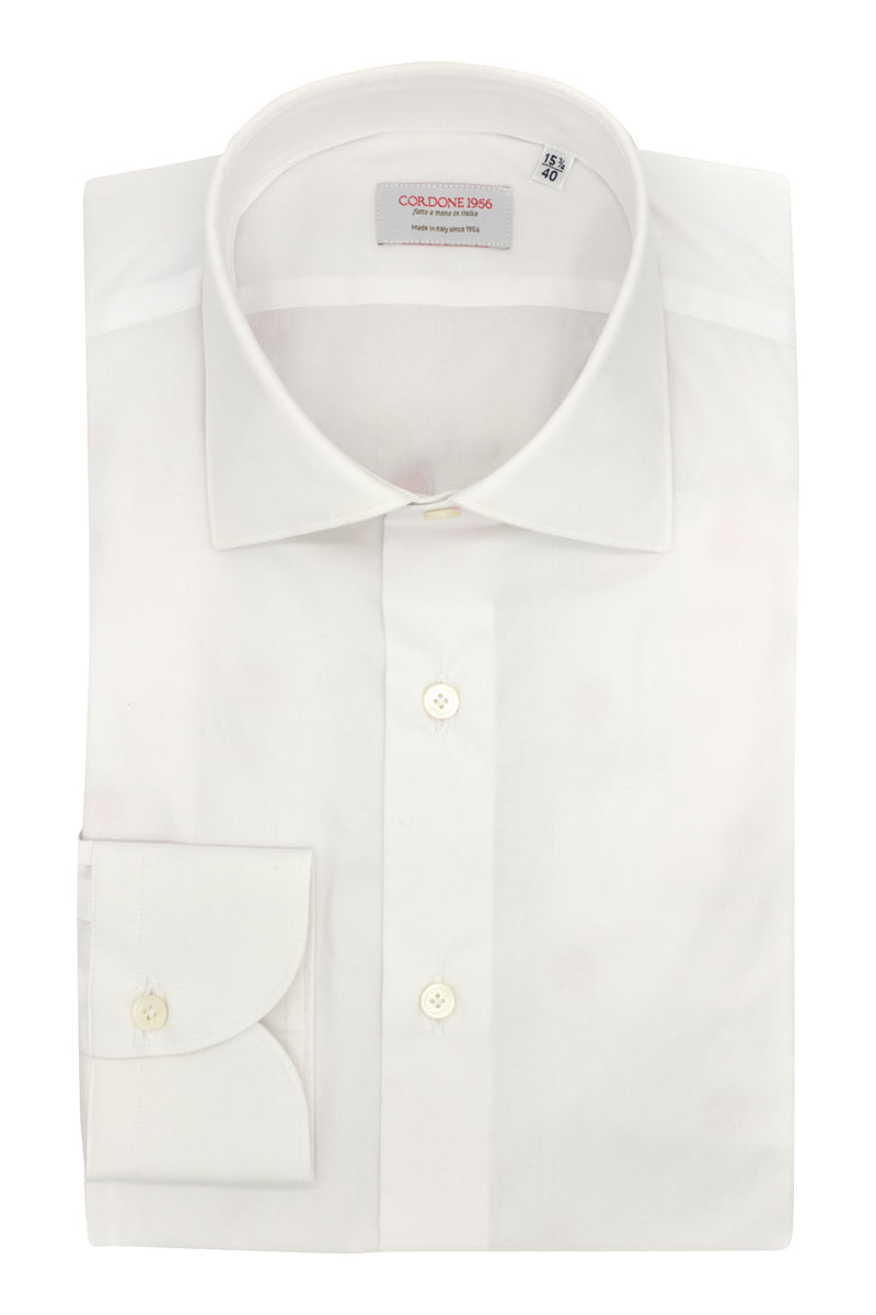 White Popeline Shirt Ready - Italian Cotton - Handmade in Italy- VIP