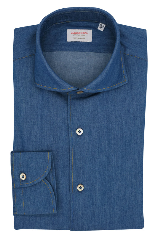 Denim Shirt Ready  - Italian Cotton - Handmade in Italy- VIP