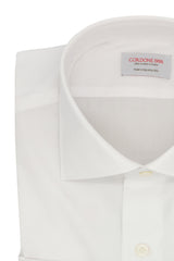 White Popeline Shirt- Italian Cotton - Handmade in Italy - B2B