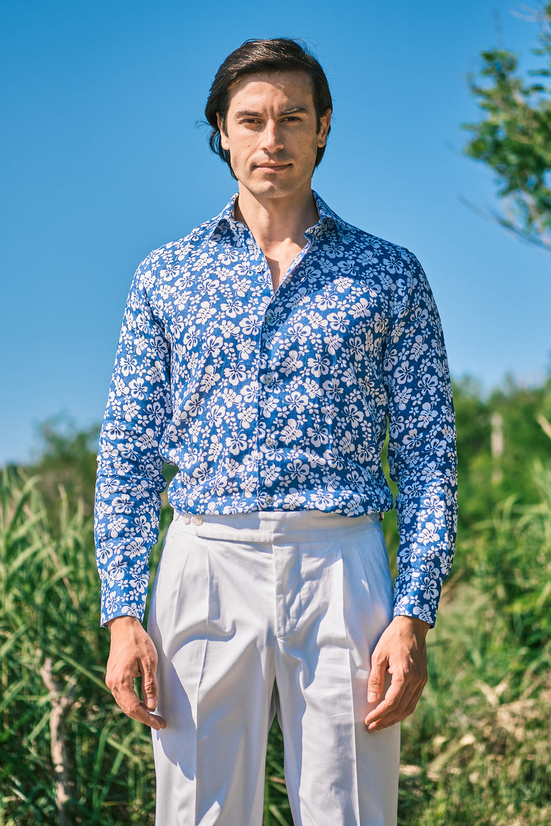 Camicia Fantasia Lino 