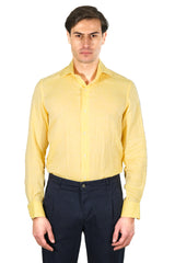 Yellow Linen Shirt - Italian Linen - Handmade in Italy