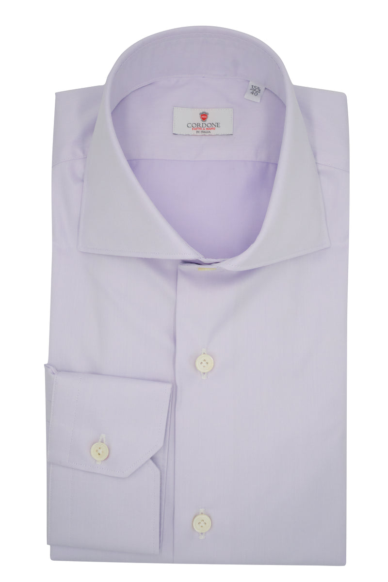 Lilac cotton shirt - Outlet