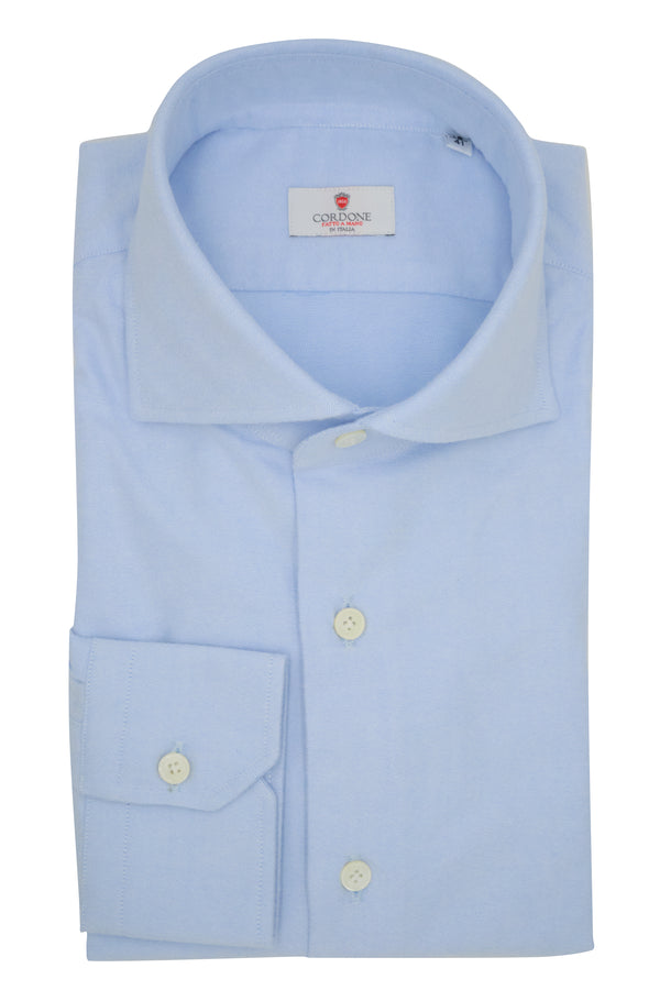 Light blue cotton shirt - Outlet