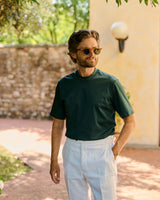 English Green Short Sleeve Interlock T-Shirt