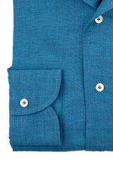 Green Water Linen Capri  Shirt