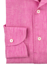 Pink Linen Capri  Shirt