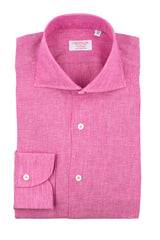 Camicia  Lino Rosa