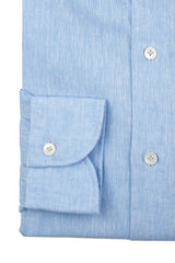 Azure Linen Blend Shirt