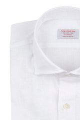 White Cotton Linen Shirt