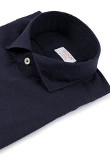 Blue Cotton Linen Shirt