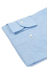 Azure Cotton Linen Shirt