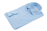 Azure Linen Blend Shirt