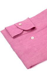 Pink Linen Capri  Shirt