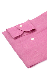 Pink Linen Capri  Shirt