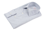 Camicia Righe Fine Popeline Blue