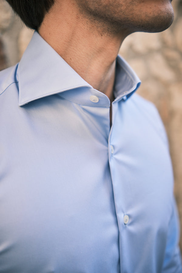 Easy Iron Azure Twill Shirt