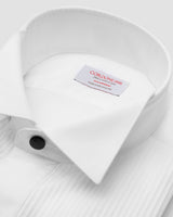 Plissé Wing Collar Tuxedo Shirt