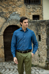 Green Cotton Summer Trousers