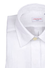 Safari Linen Overshirt White — Handmade Italian Linen Shirt | Cordone1956