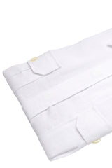 Safari Linen Overshirt White — Handmade Italian Linen Shirt | Cordone1956