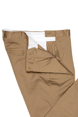 Brown Cotton Summer Trousers