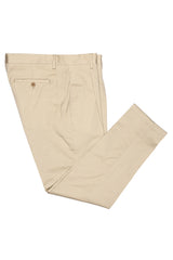 Beige Cotton Summer Trousers