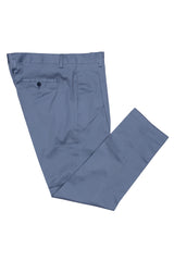 Azure Cotton Summer Trousers