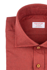 Cortina — Rust Thomas Mason Flannel Shirt | Cordone1956