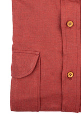 Cortina — Rust Thomas Mason Flannel Shirt | Cordone1956